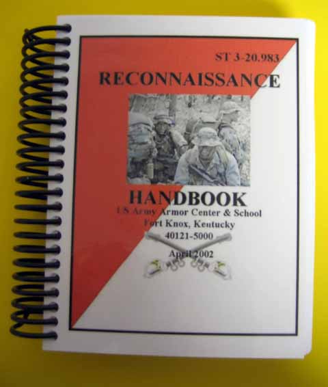 ST 3-20.983 Reconnaissance Handbook, 2002 - Click Image to Close